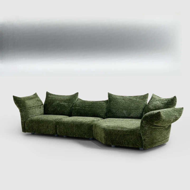 

Petal sofa pure steel frame special-shaped sofa fabric sofa large apartment