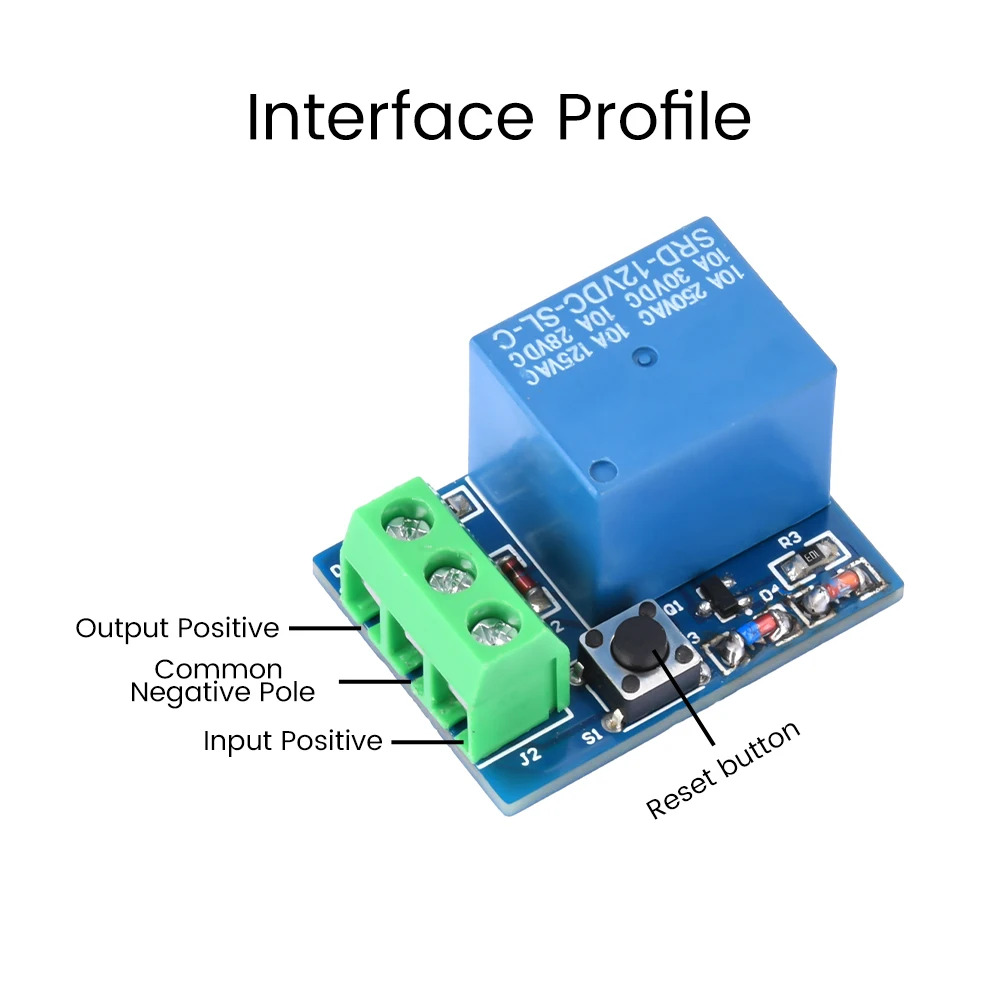 12V 10A Battery Protection Module Acid Battery Protection Board With Over-discharges Protection Low Voltage Protection