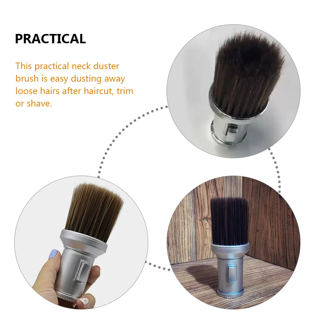 Duster Body Powder Brush Neck Professional Shaving Hair Salon Shave Hairdressing Cleaning Household Golden Man