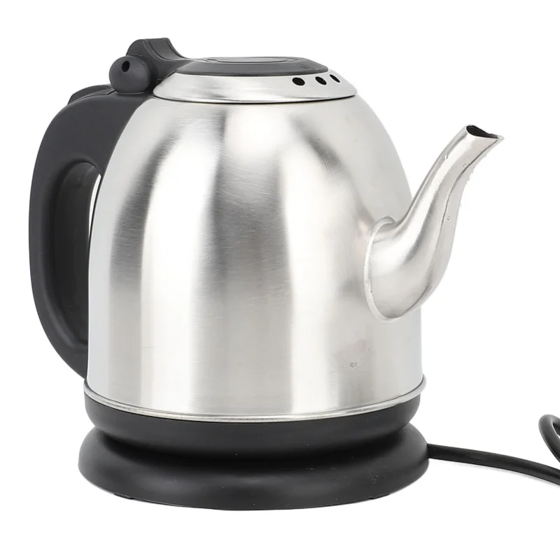

Электрический чайник 1,2 л из нержавеющей стали с автоматическим отключением, быстрый эффективный кипящий чайник 1350 Вт, чайник с горячей водой