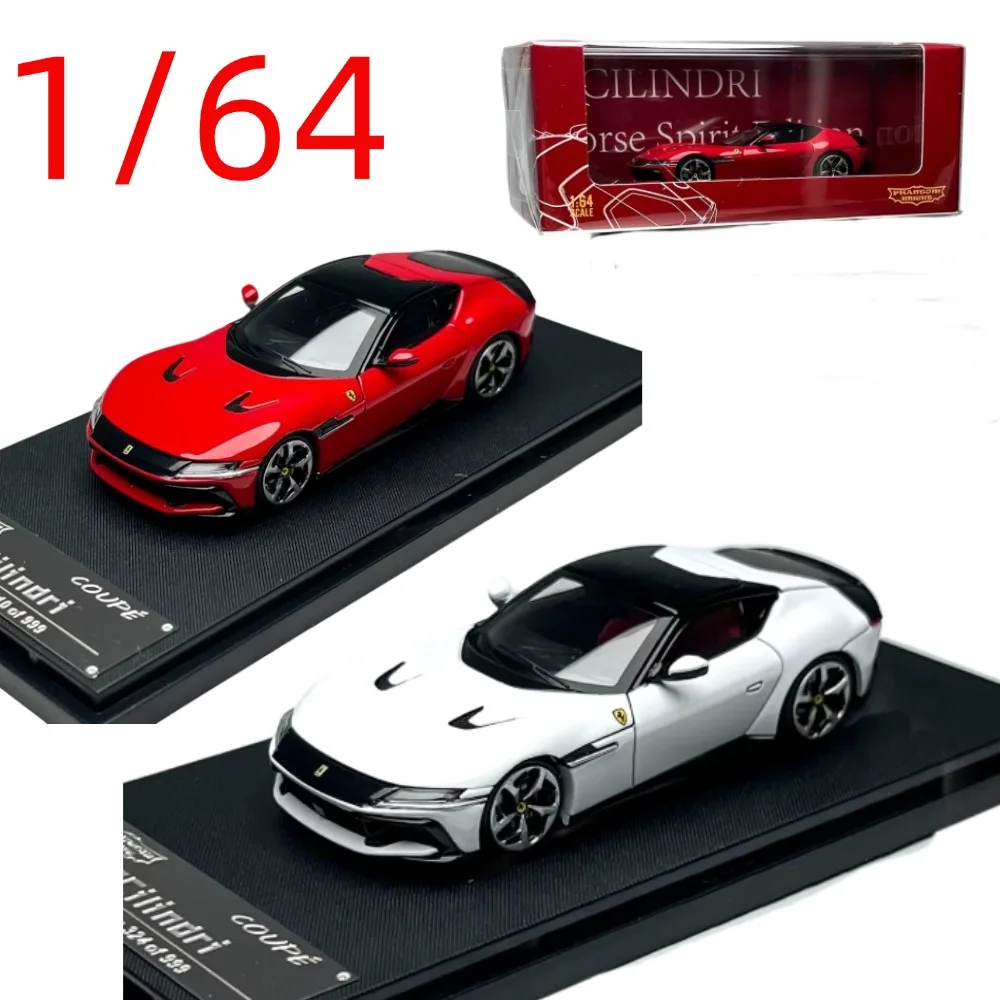 

Коллекционная модель автомобиля PK Diecast Ferrari 12Cilindri Coupe в масштабе 1/64, литая под давлением, из сплава, суперкар, подарки для мальчиков, игрушки для демонстрации