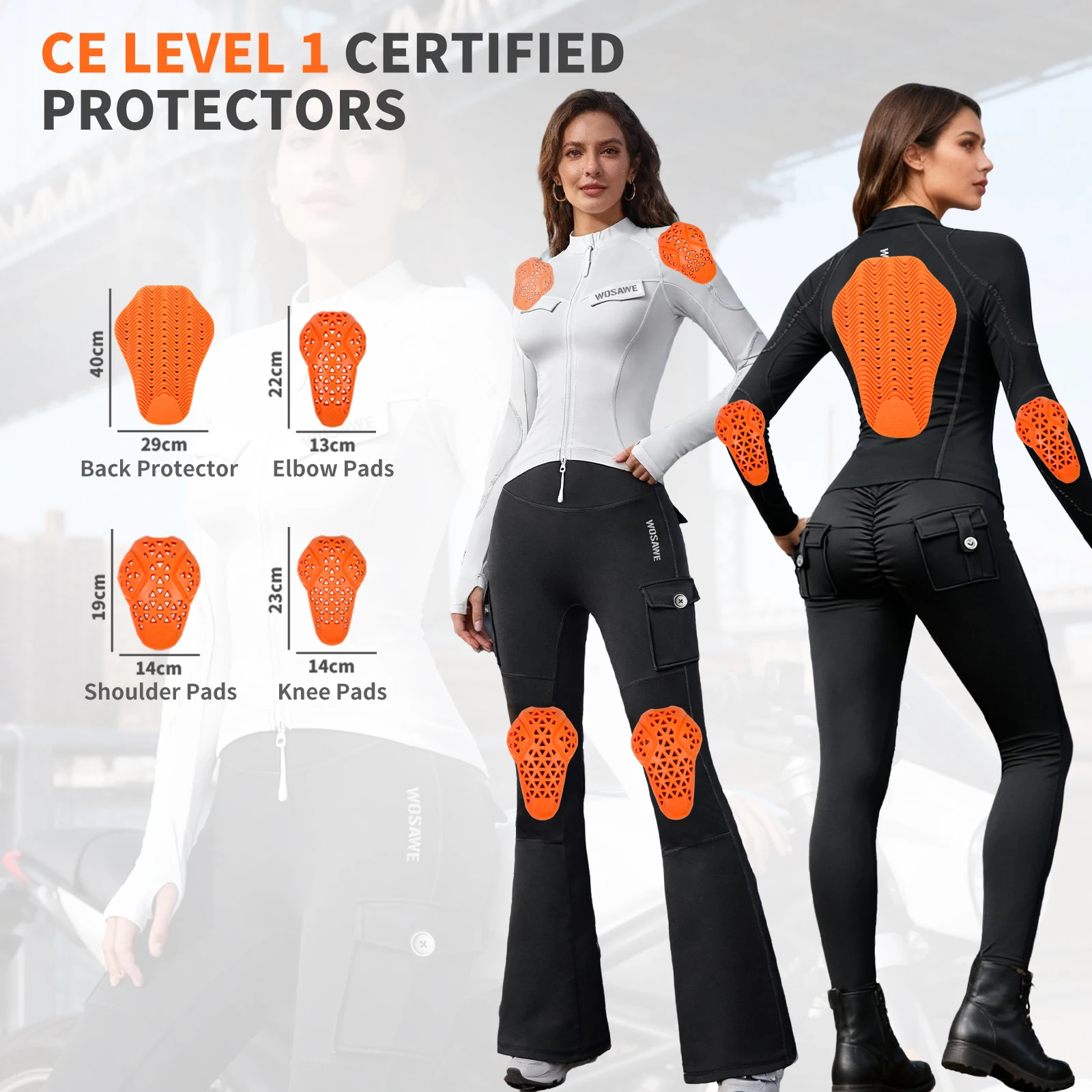 Chaqueta de Motociclismo WOSAW - Motorcycle Gear Jacket reseña y precio