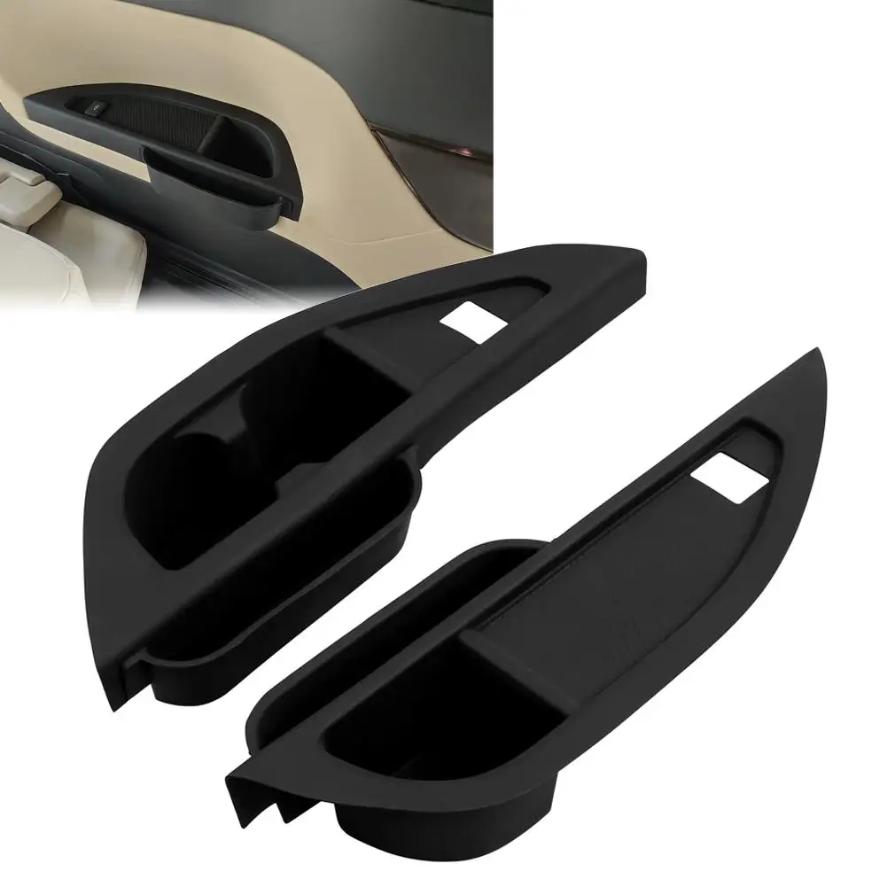 

1pair Water Cup Decorative Frame For Alphard/vellfire 40 Series 2023-2024 Third Drain Cup Interior Trim Accessories M4f9