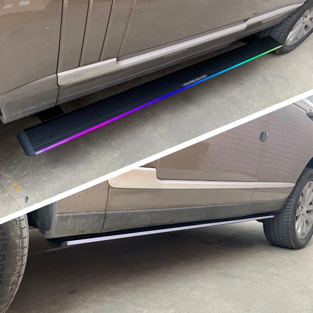 For Range Rover L460 P400 Long 2023 2024 2025 Electrical Deployable Aluminum Side Steps Automatic Power Running Boards