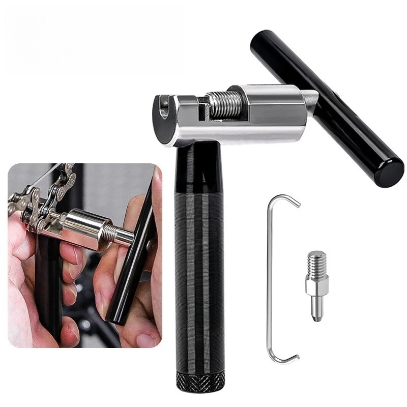 Bike Chain Breaker Tool, Universal Chain Cutter for Mountain & Road Bicycle, 1-12 Speed Chain Removal Tool