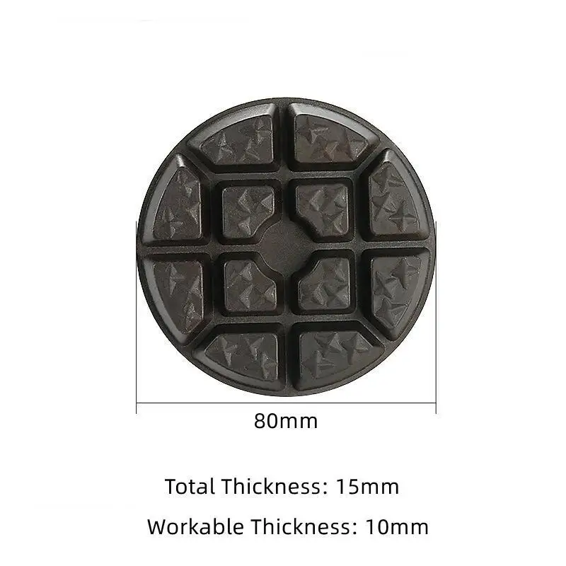 3" 80mm Diamant-Trockenpolierpad Epoxidharz-Bodenhärtungsschleifscheibe zur Erneuerung von Stein-, Marmor-, Granit-, Beton- und Terrazzoböden – Detail 1