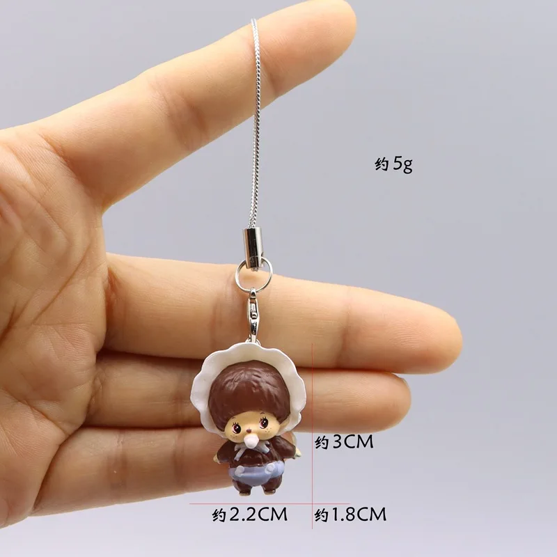 1/6pcs For Monqiqi Keychain Pendant Doll Desktop Backpack Pendant Doll Ornament Creative Gifts
