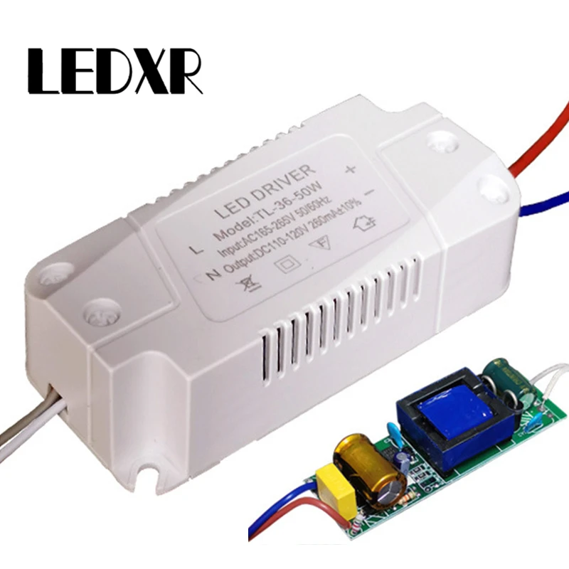 Led drive power led isolamento drive fonte de alimentação 3-50w de alta potência led drive luz de teto fonte de alimentação externa