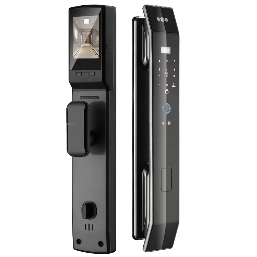 

XSDTS DF14 Tuya 3D Face Real-time Intercom Smart Door Lock Security Camera Intelligent Fingerprint Password Key Unlock