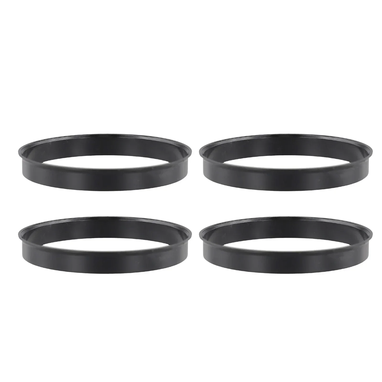 4pcs/set Hub Centering Rings 74.1mmx72.6mm Replacement Fit For BMW Wheel Bore Center Spacer Black Car Wheel Hub