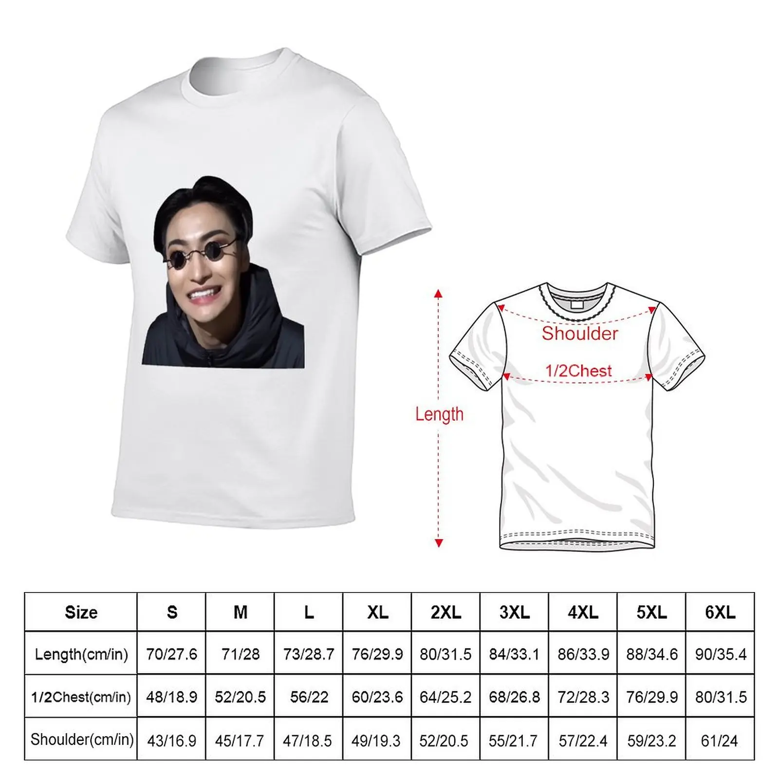 Smiling Seonghwa Meme T-Shirt t shirts for man graphic funny funny t shirts man man tshirt T-shirt