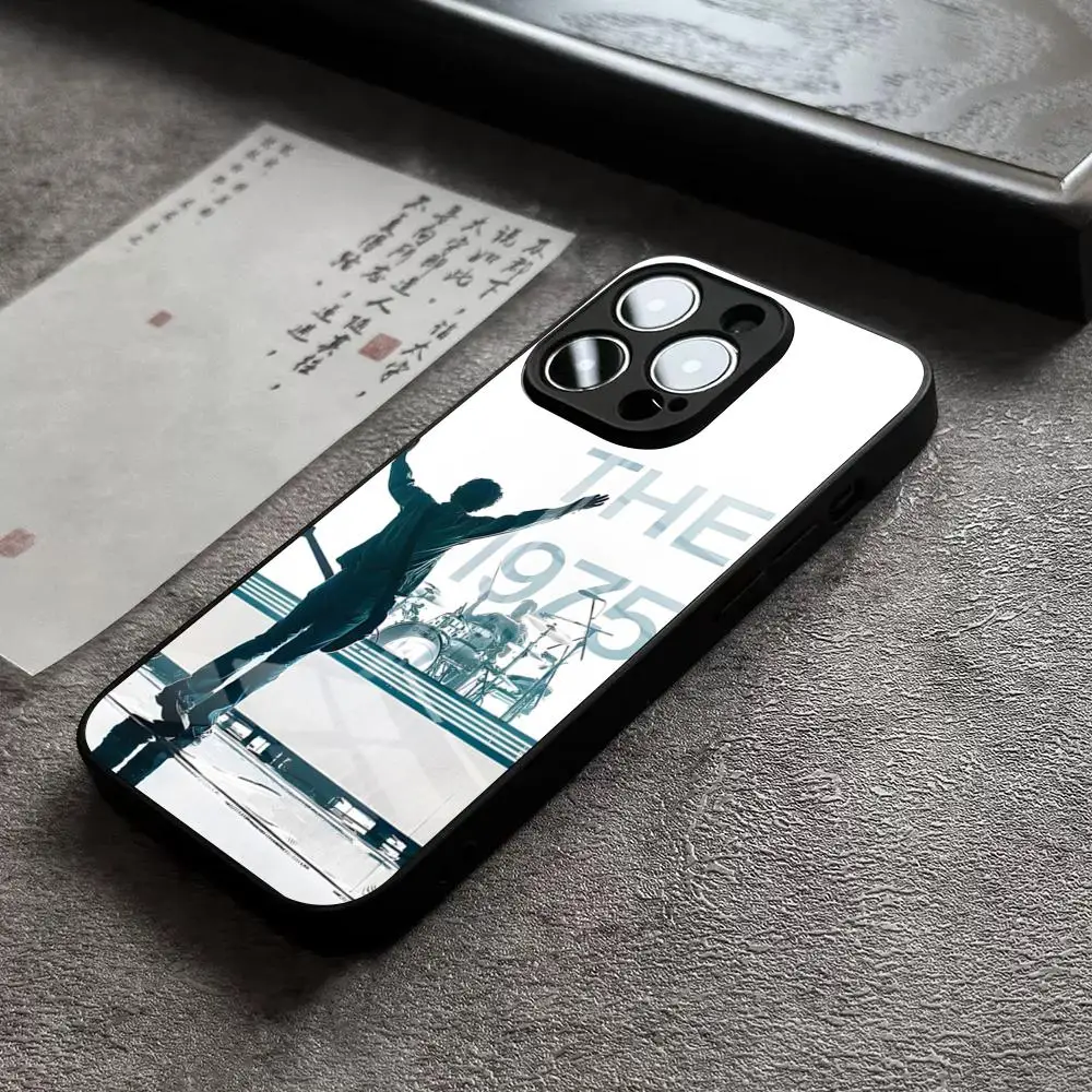 Band Rock The 1975 Phone Case for iPhone 15 Pro Max 14 Pro 12 11 13 Mini X XR XS 8 7 Plus SE Tempered Glass Back Cover image 6