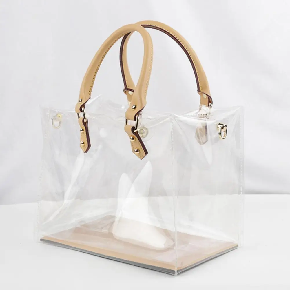 Borsa in Pvc impermeabile in Pvc trasparente Tote Bag Craft Kit fai da te borsa che fa Set con accessori per la moda fatta a mano Tote fai da te