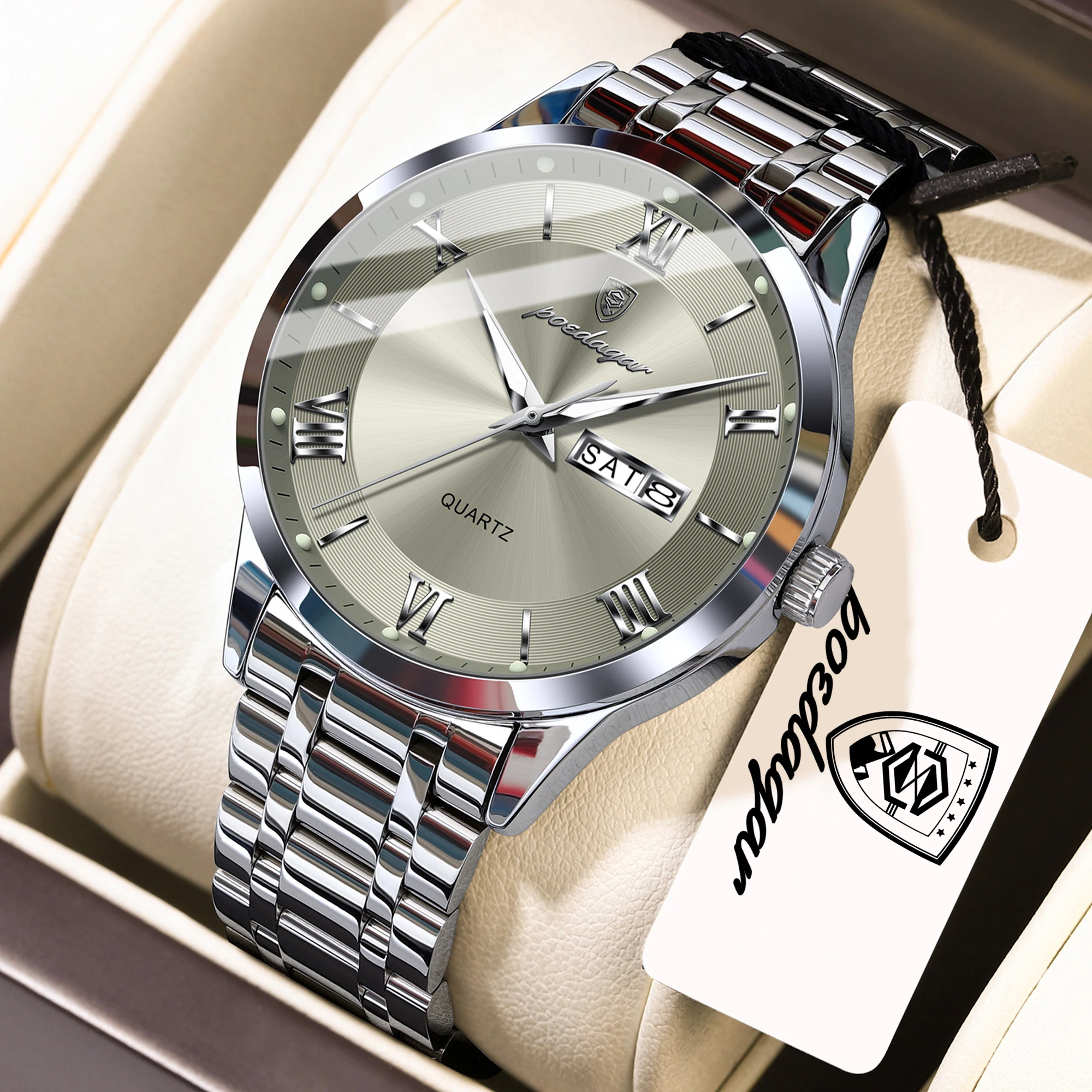Relógio de Pulso Masculino POE - Luxury Watch Cartier avaliação e preço