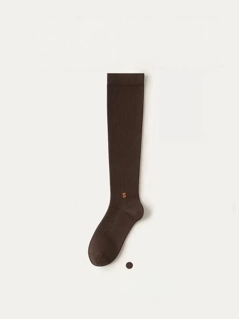 Professionelle Lauf- und Springseil-Wadenkompressionssocken für Damen, hohe Elastizität, atmungsaktiv, für alle Jahreszeiten geeignet, universelle Sportsocken – Detail 3