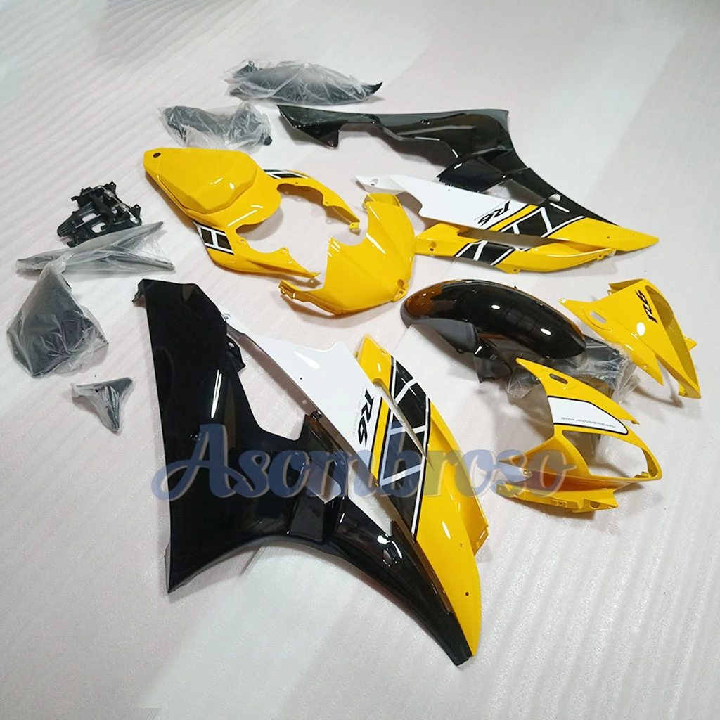 YZF-R6 2006 2007 Injection Bodywork Housing For YZF R6 06 07 Yellow Black Superior Motorcycle ABS Fairings kit