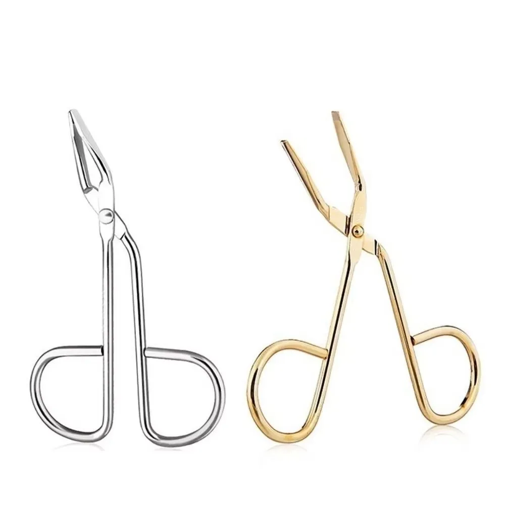 Stainless Steel Eyebrow Tweezer Hairgripping With Handles Hair Plucker Elbow Clip Mechanism Elbow Eyebrow Pliers Epilating Tool