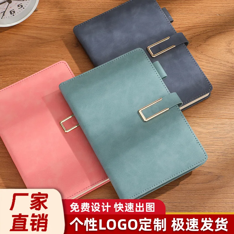

High-end gift box Thickened A5 writing book Meeting minutes Notepad, business office notebook Handbook book agenda planner
