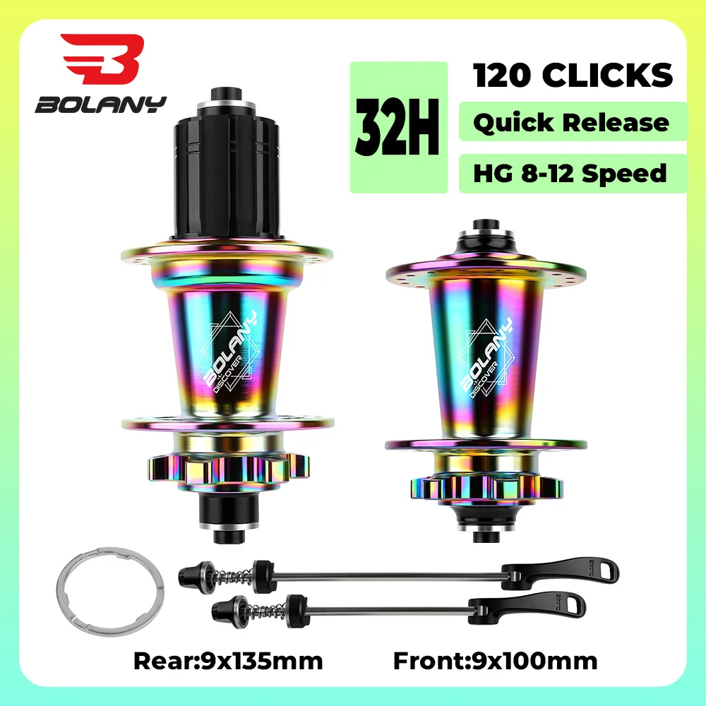 BOLANY 120 Click MTB Hub 32H 8-12 Speed Disc Brake
