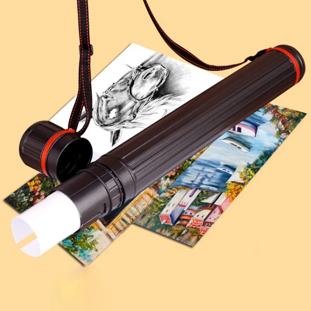Artist Plastic Documents Draftings Artworks Bluprints Telescopic Storage Tube Paintings Paper Tube Art Supplies Collection Tube