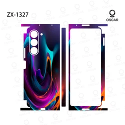 Colorful Anti-Scratch Stickers For Samsung Galaxy Z Fold6 5 4 3 7 Fold5 Protective Decal Skin Cover Back Film