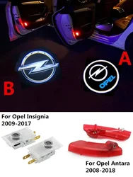 2Pcs Wireless For Opel Insignia A B Antara Car Door Welcome Courtesy Shadow Projector Lamp LED HD Logo Light Car Accessories