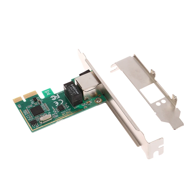 Adaptador de placa de rede 1000mbps gigabit ethernet, pci express, 10/100/1000m, rj-45, rj45, lan, conversor, controlador de rede