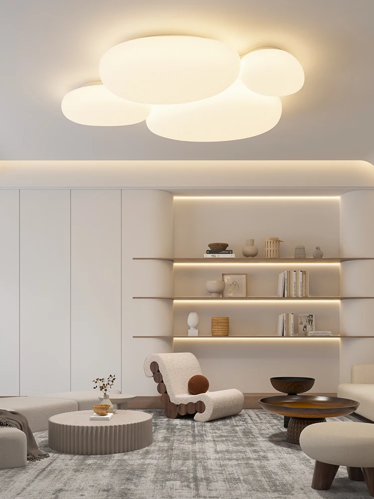Oświetlenie domu lampa sufitowa Led proste nowoczesne żyrandole sufitowe do sypialni salon gabinet nabłyszczania lampa dekoracyjna do wnętrz — 2