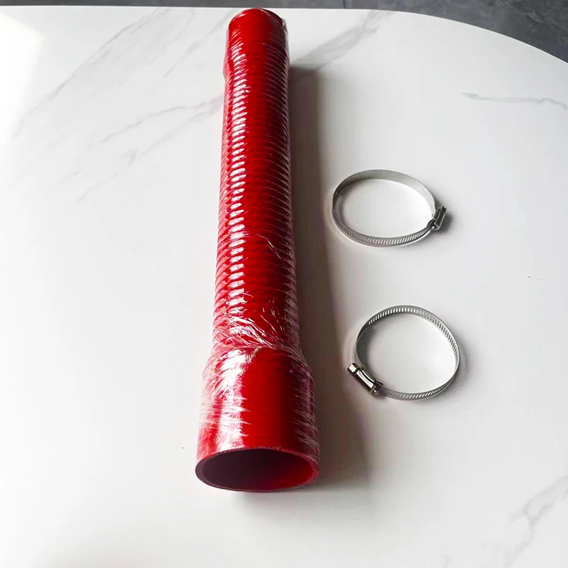 Red Universal Variable Diameter Reducer Silicone Flexible Hose Radiator Tube Pipe For Air Intake High Pressure High Temperature