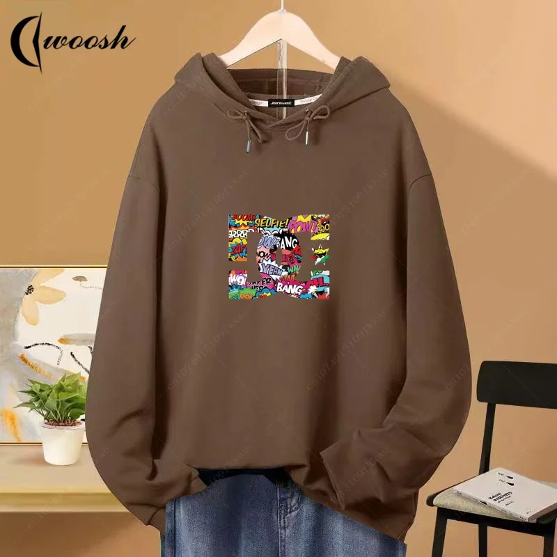 New Usa Luxury Brand Plus Size Men Women Hoodie Cotton Print Hoodies Sweatshirt Pullover Autumn Winter Streetwear Trend Clothing