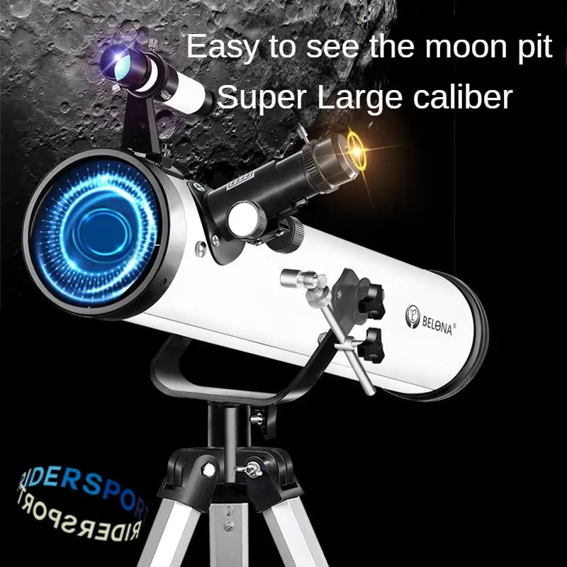 

For Space Star Moon Watching 875X Professional Astronomical Telescope 35 To 875 Times Zoom Refractive Monocular Telescopio