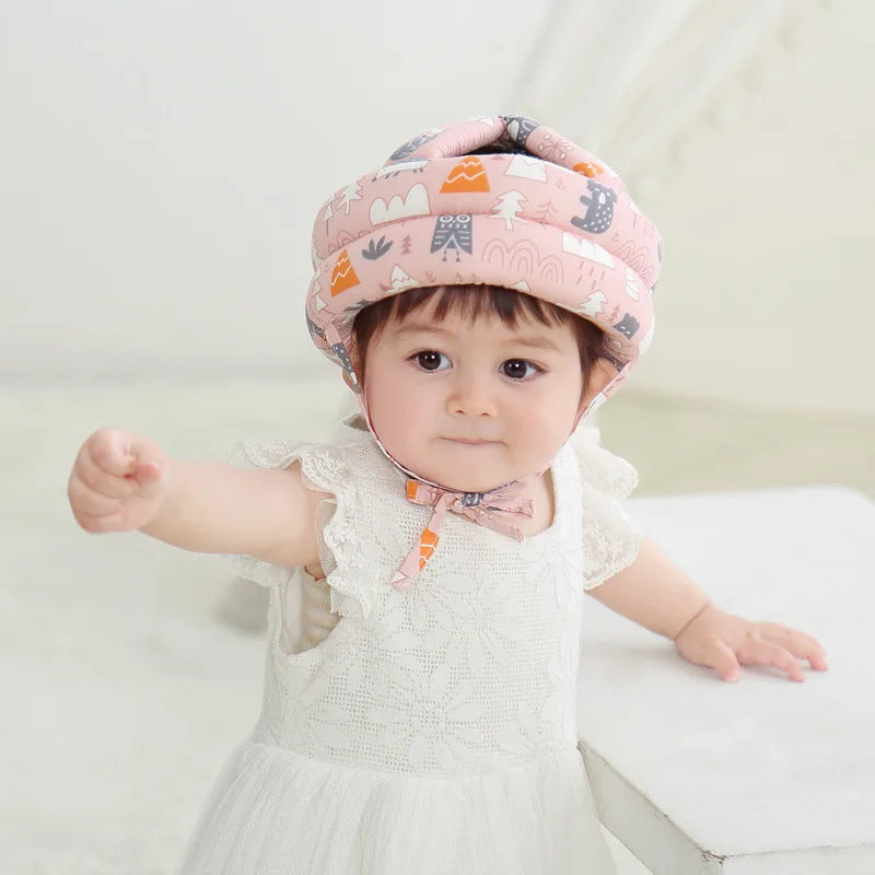 Baby Drop-resistant head protection pad baby toddling fall protection pillow  cap children crashproof cap breathable