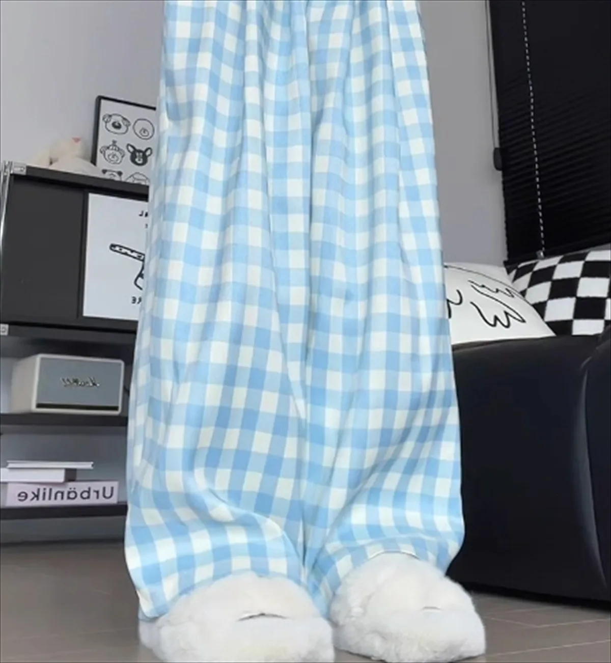 

Модные повседневные свободные широкие брюки в сетку, женские брюки для бега Y2k, версия уличной одежды, мешковатые спортивные штаны в стиле Харадзюку в стиле ретро, тренд