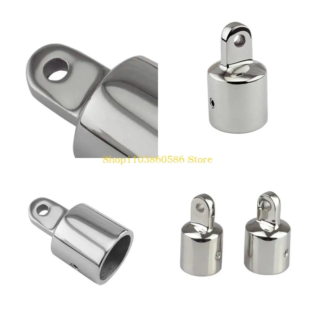 242A Bimini Top Eye End Cap Fits OD Round Tubing 316 Stainless Steel,Bimini Top Fittings Boat Hardware