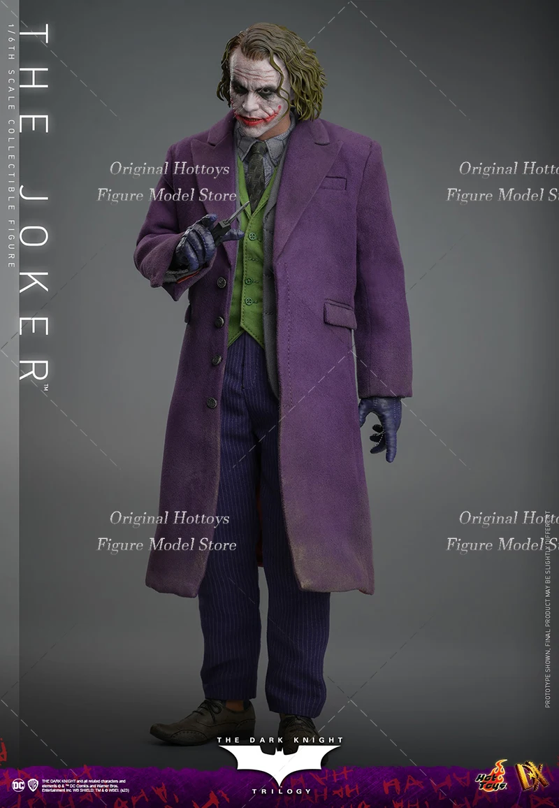 HOTTOYS HT DX32 1/6 Scale Male Soldier Dark Knight Joker Supervillain Full Set 12-inches Action Figure Model Gifts Collection