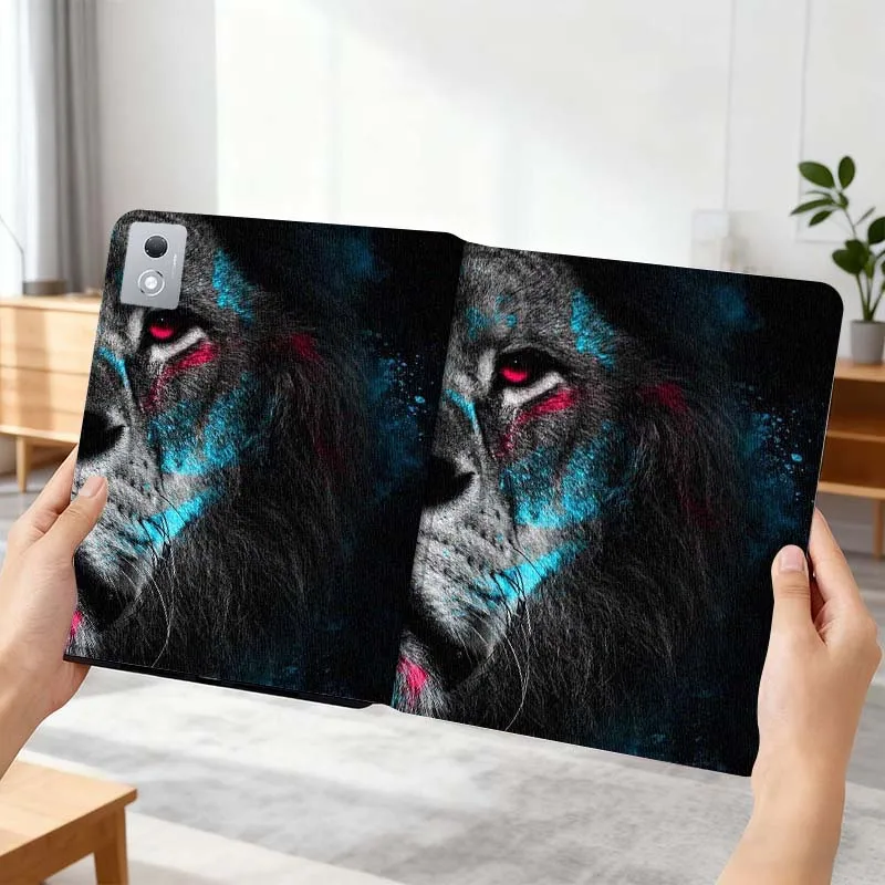 

Lion Dark Cool Pattern For Lenovo Xiaoxin Pad Pro GT plus 8.8 11 10.6 Y700 Y900 Go 8.8 Tab K11 10 P11 Tablet Case