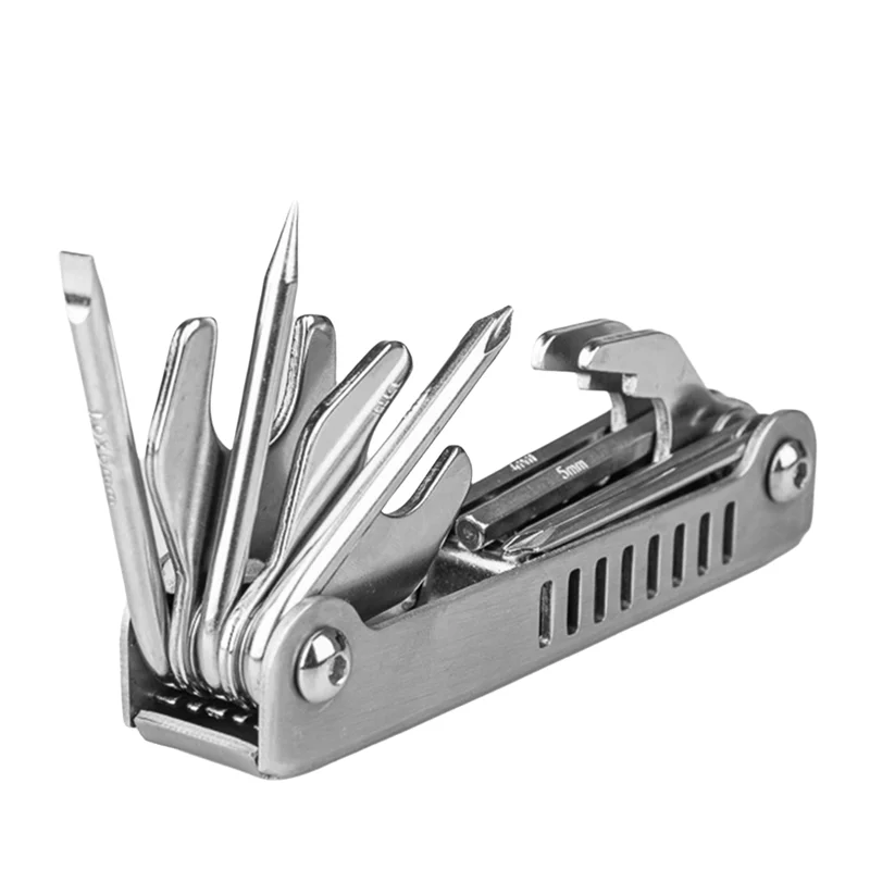 

RTENTE-Diver's Mini Folding Multi Tool Kit For BCD Gear Maintenance - Includes Wrench And Screwdriver For Equipment Repair