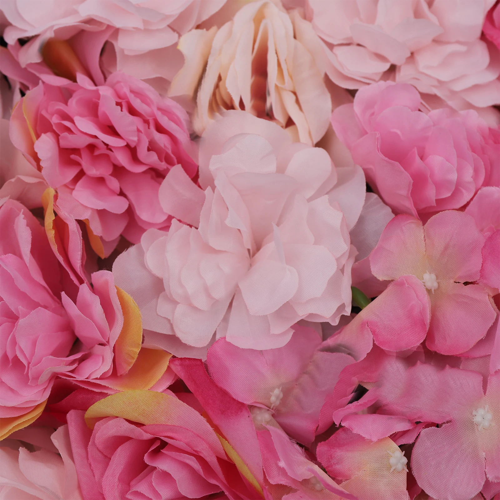 6 Pieces of Plant Flower Wall, Deep Pink, Light Pink, Gorgeous Rose Red, Rose Embroidered Ball