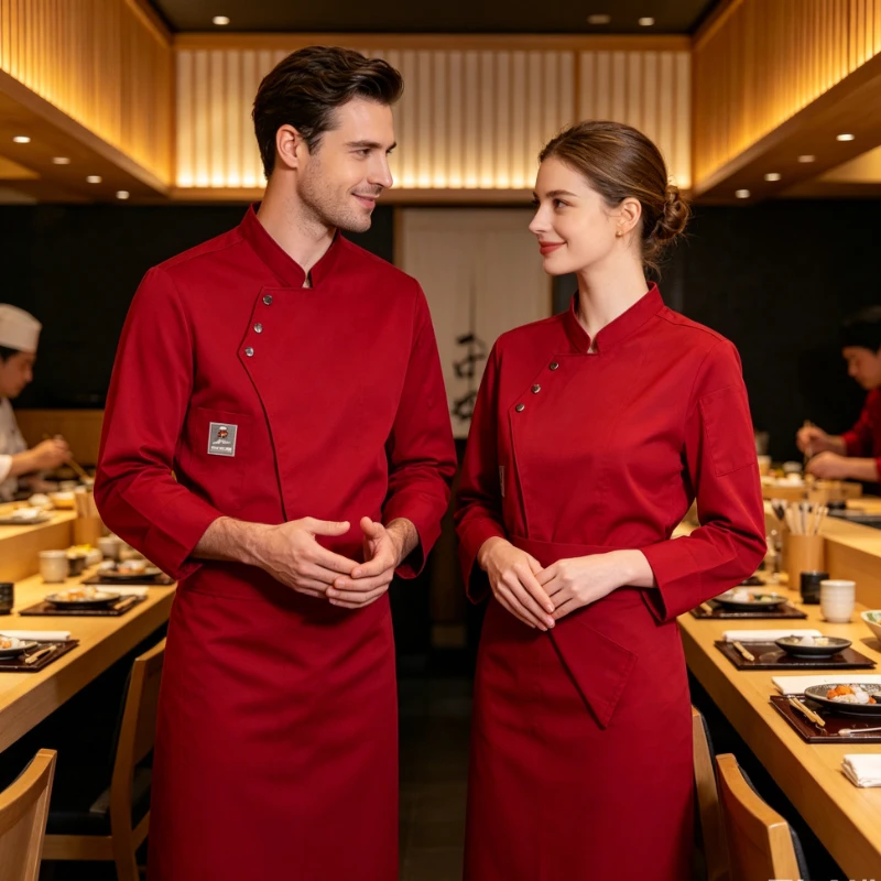 Male and Female Hotel Catering Chef Uniforms, Bakers and Other Kitchen Uniforms, Dirt Resistant Kitchen Chef Work Uniforms