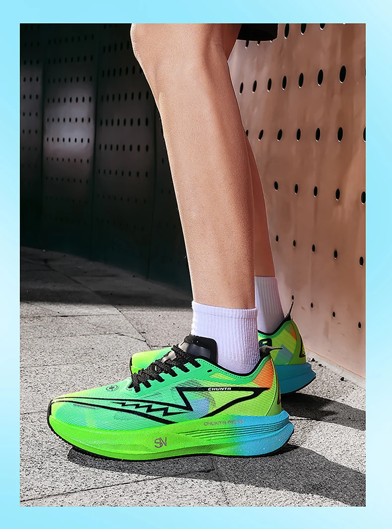 Marathon-Laufschuhe für Herren, Carbon-Platte, Spezial-Sportschuhe, atmungsaktiv, leicht, bequeme Damen-Sneaker für sportliche Freizeitaktivitäten. – Detail 31