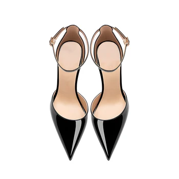 2024 new high heels sandals for women summer single button toe pointed toe Stiletto sexy shoes