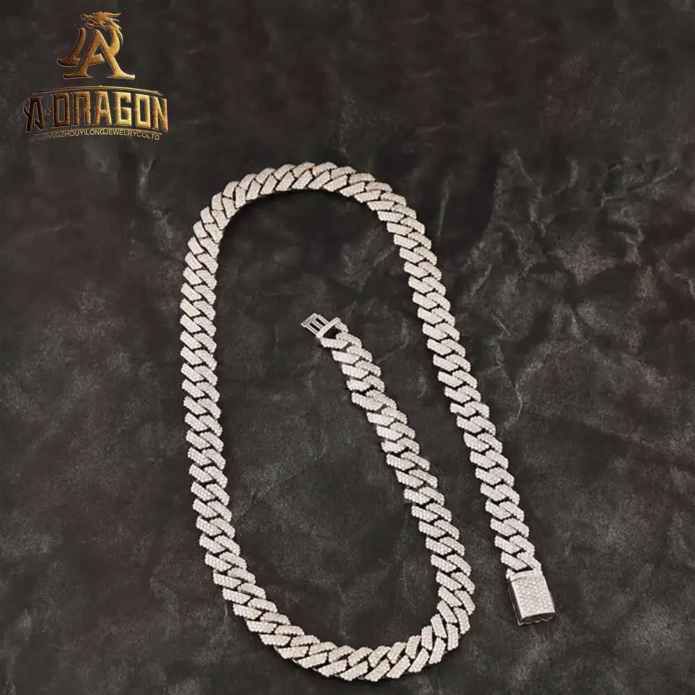 

Hip Hop Style 16mm Miami Cuban Chain Design Charm 10k 14k 18k Solid Gold Cuban Link Chain Fine Jewelry for Decor