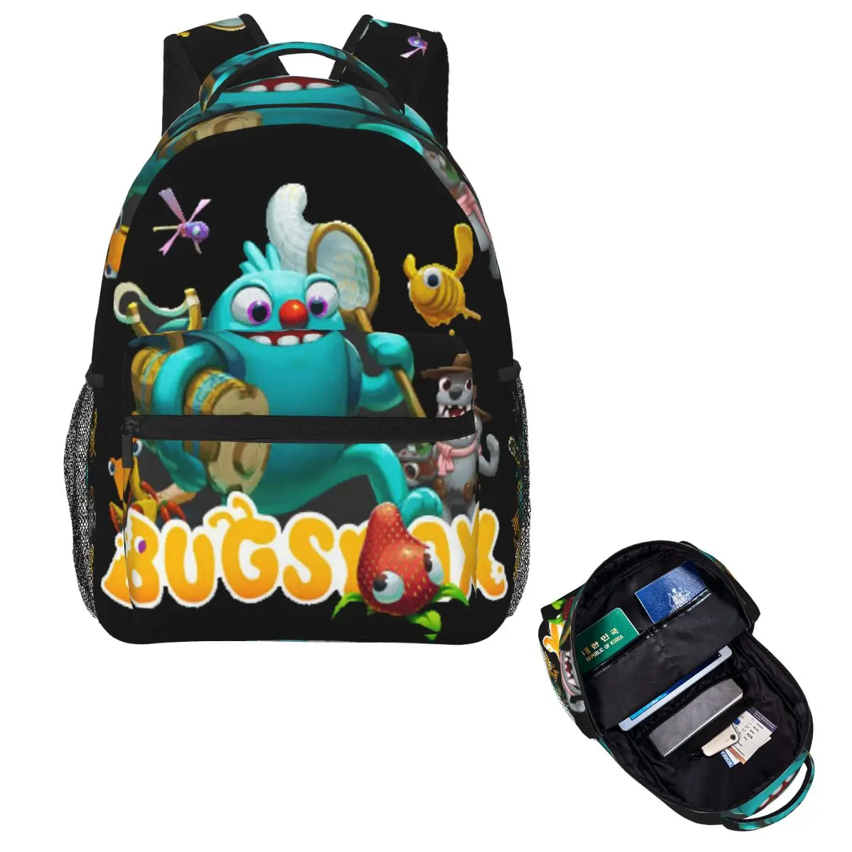 

Рюкзак Bugsnax, Лидер продаж, рюкзак большой емкости для мальчиков и девочек, школьная сумка, сумки на плечо для мужчин и женщин