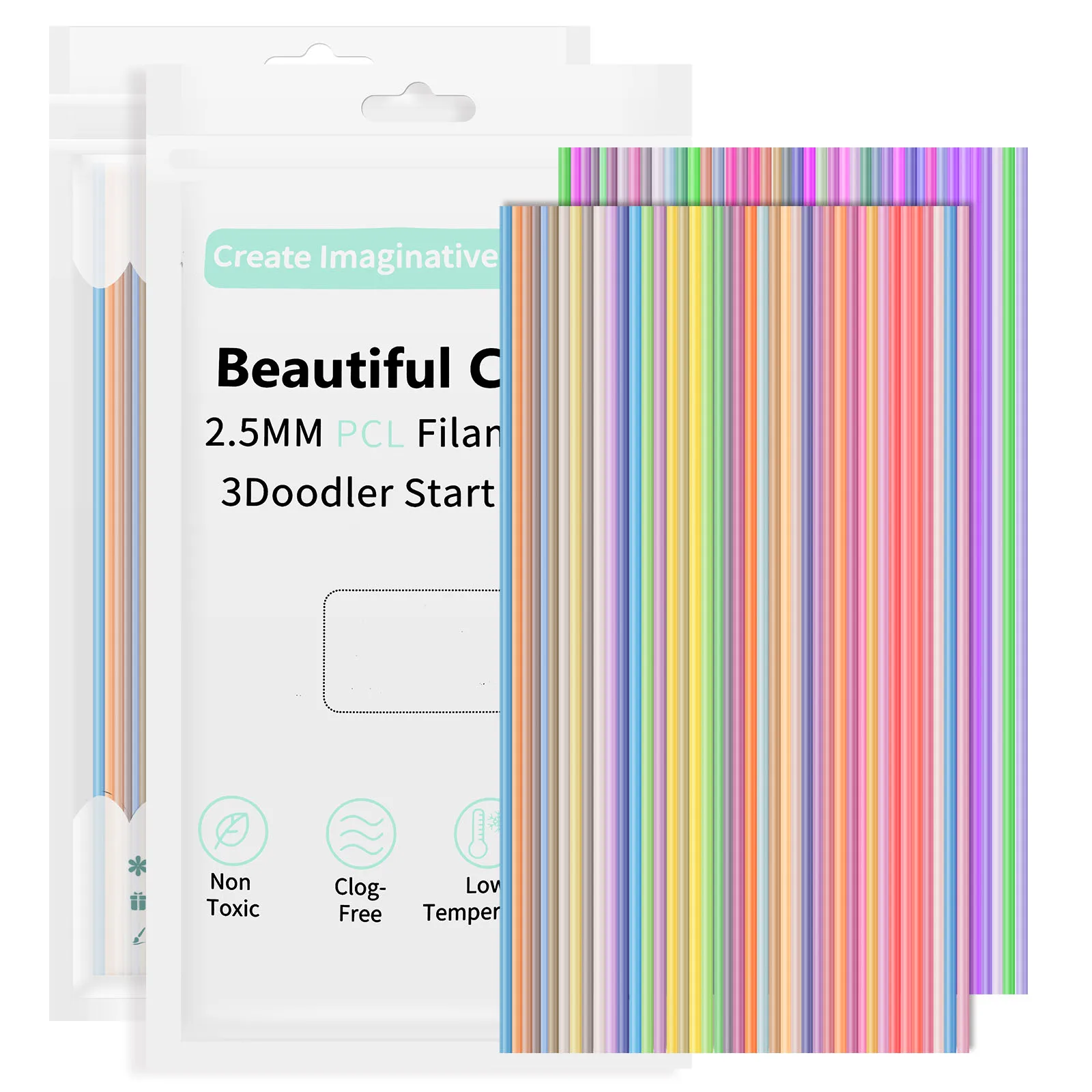 360/160 STKS 32 Kleuren 3D Pen Filament Vullingen Compatibel met 3 Doodler Start + 2.5mm 3D Printer Doodler Pen Refill Packs voor Kinderen