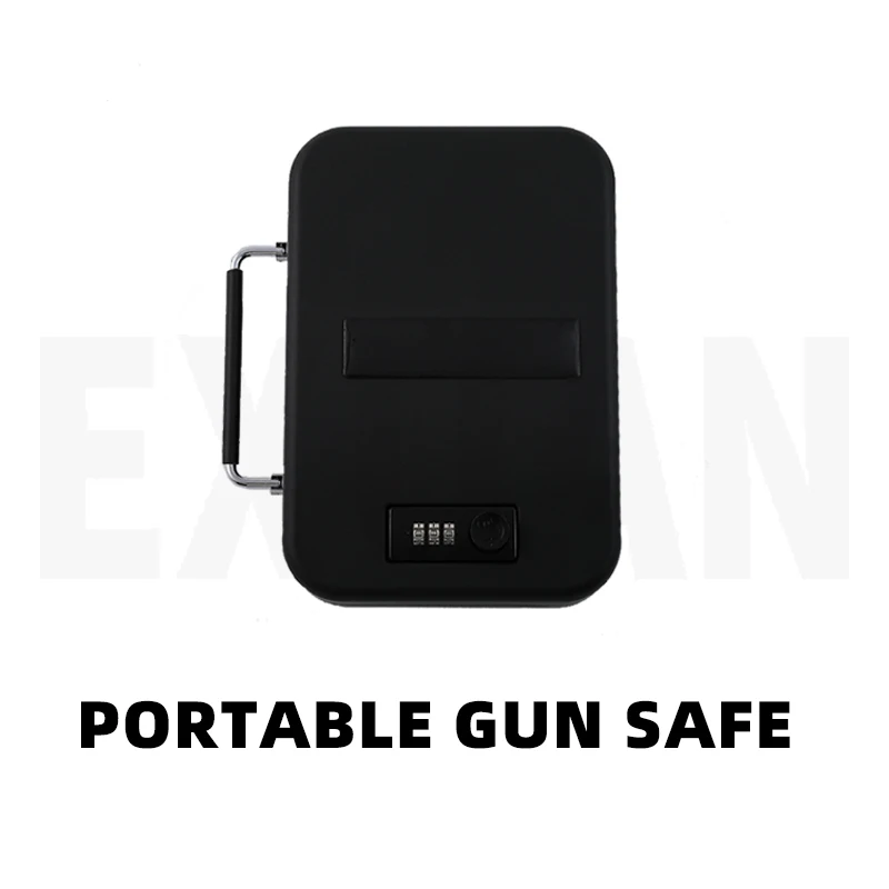 Mini Gun Safe Box Password Combination Mechanical Portable Weapon Money Jewelry  Cash  For Ipad Ospon  Dialing Wheel Password