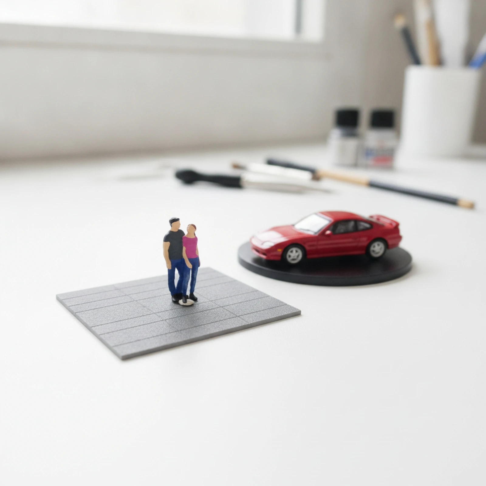 Miniature Couple Figurine Smal - Resin Artist recension och pris