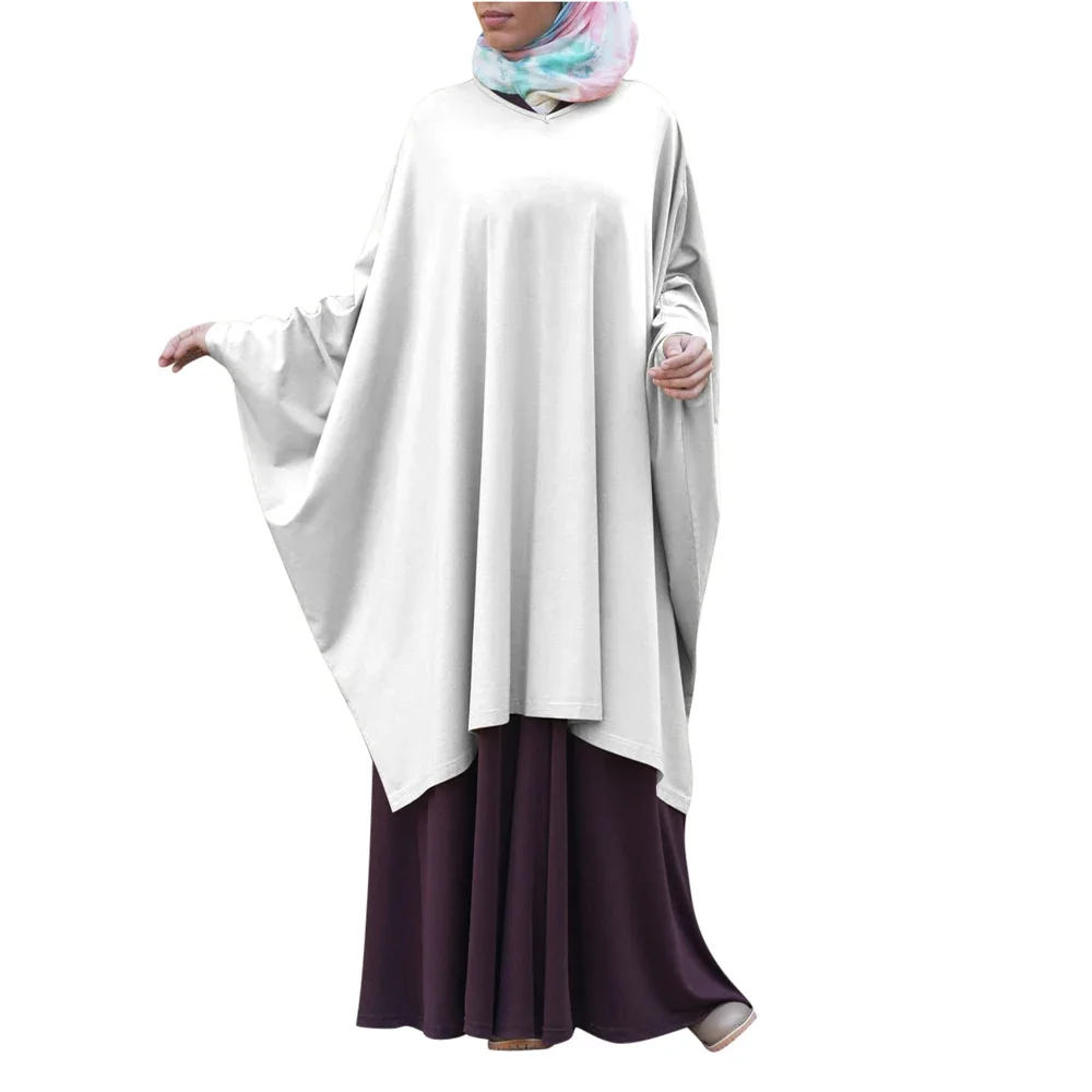 Niquabs-Kaftan islamique Ramdan Burkha pour femmes, tiens imar musulman, Long, prière arabe, Farasha, vêtements généraux, Abaya, 1 pièce