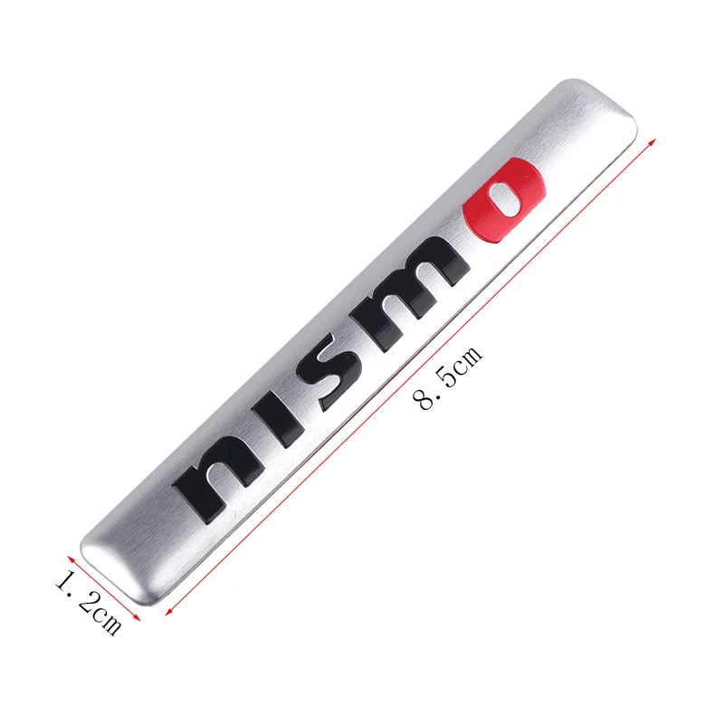 1Pcs Car Styling 3D Aluminum NISMO Badge Sticker Car Accessories For Nissan Qashqai J10 Juke Teana X-Trail Skyline Altima Note