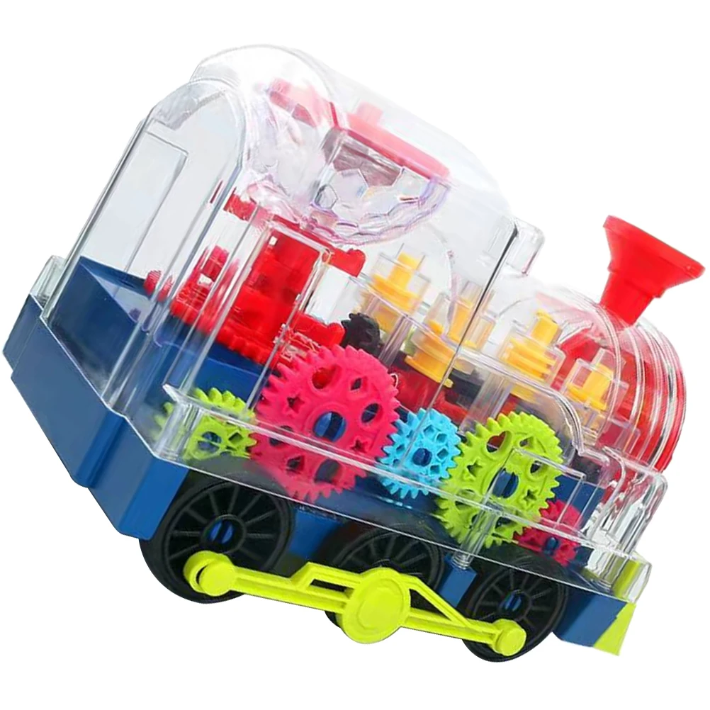 

Electric Train Toy Plastic Funny Omnidirectional Simulation Model Kids Educational Gift Light Music Toddler Creative Non Remote