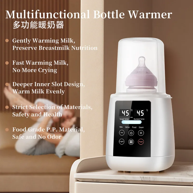 Baby Bottle Warmer Sterilizer Breast Milk Heater Constant Temperature Milk Warmer for Newborns